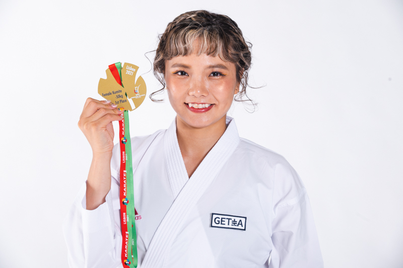 空手：月井隼南選手がプレミアリーグ エジプト・カイロ大会にて優勝し、ワールドチャンピオンに！